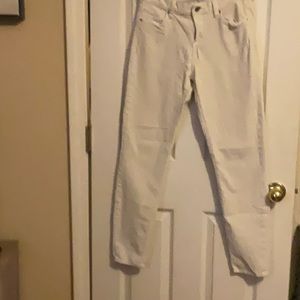 LUCKY BRAND SOFIA SKINNY CREAM CORDUROY JEAN USED SIZE 6/28